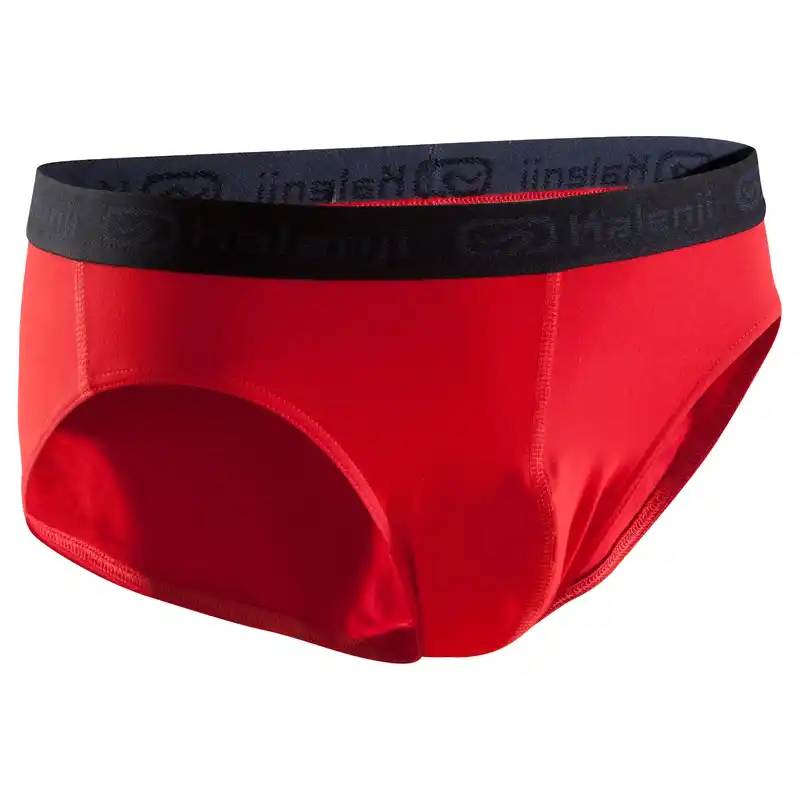 Men's Breathable Running Briefs - Red