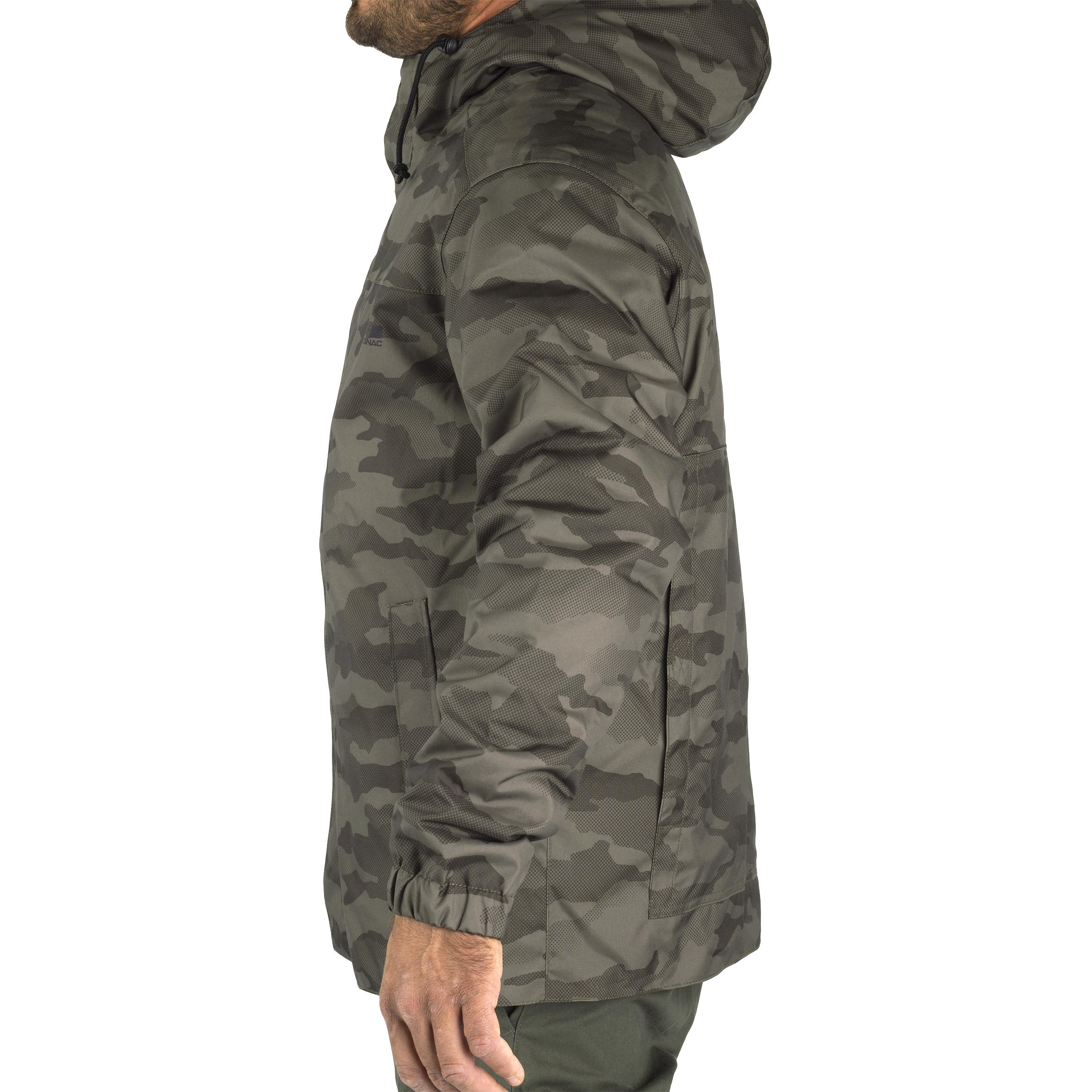 Chaqueta Caza Solognac 100 Hombre Calida Impermeable Negra Decathlon