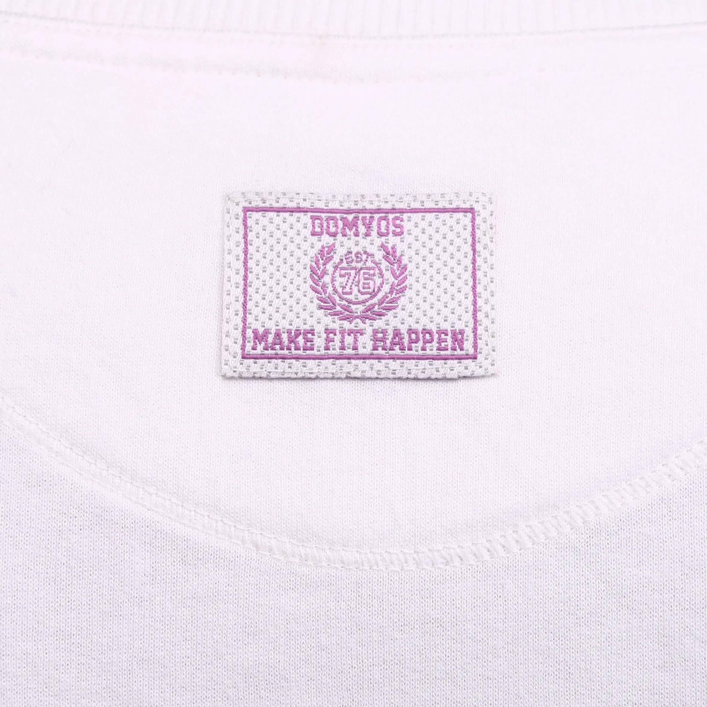 Women's Fitness Round-neck Print Sweatshirt - Cream 14/15