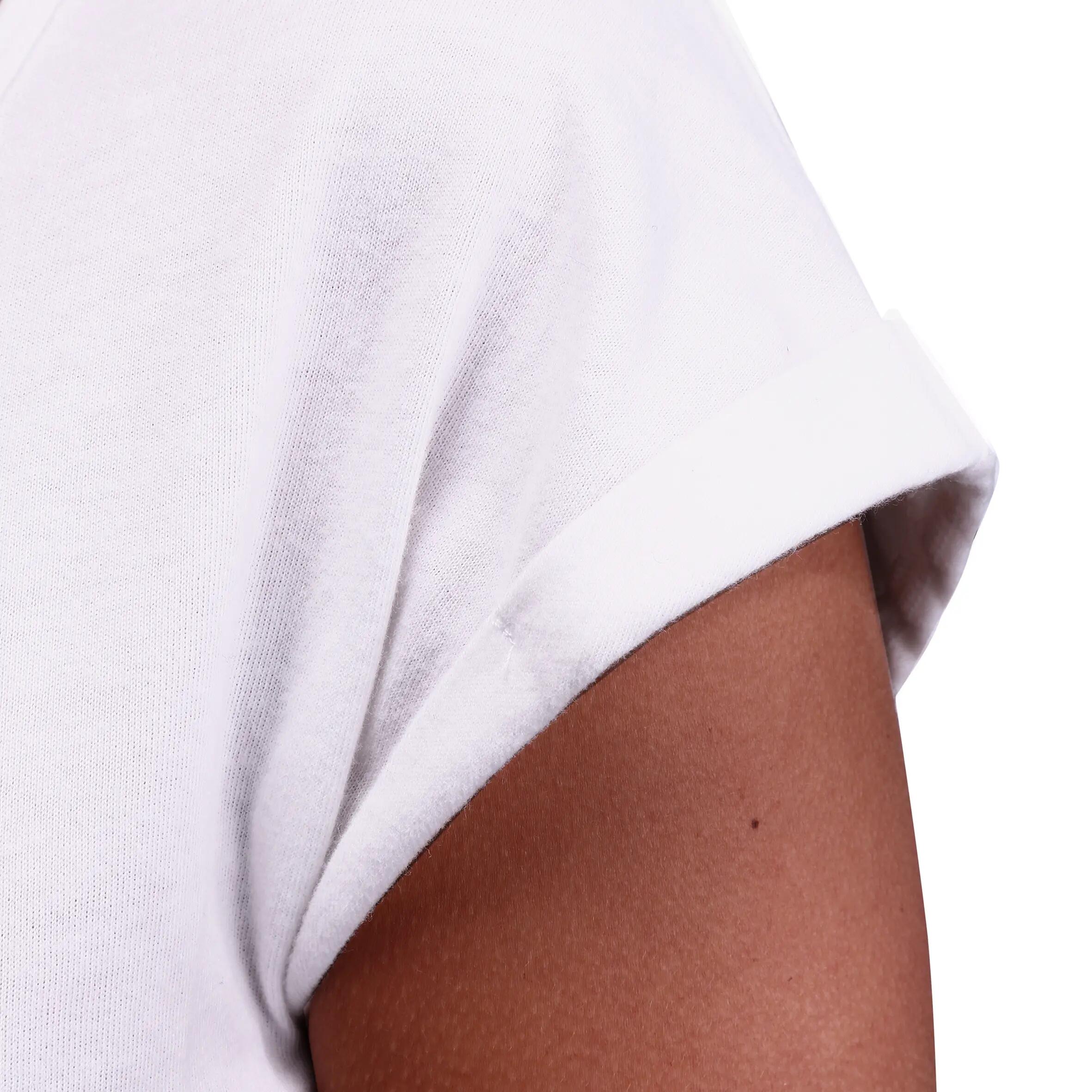 Women's Fitness Short-sleeved Print T-shirt - Cream 10/11