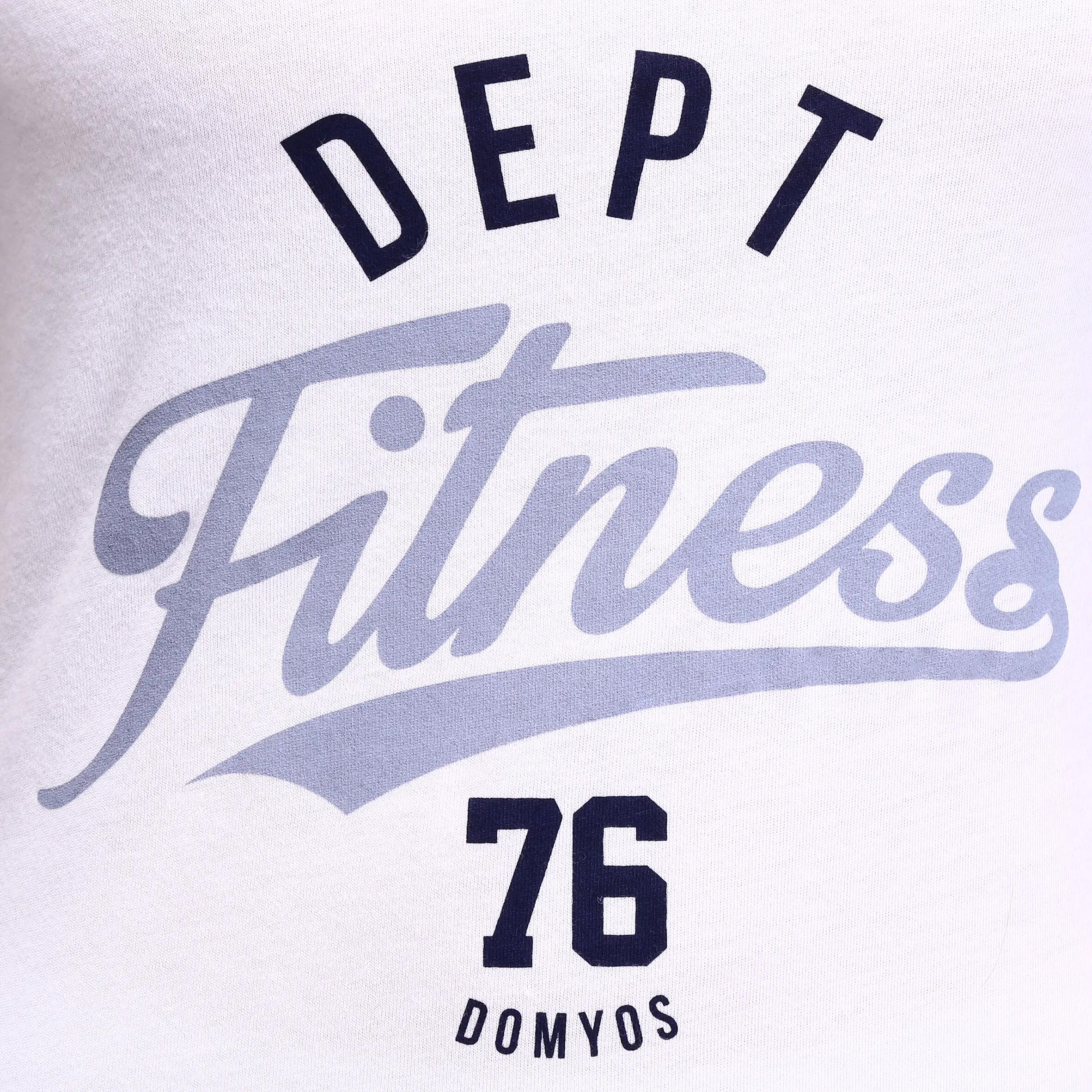 Women's Fitness Short-sleeved Print T-shirt - Cream 7/11
