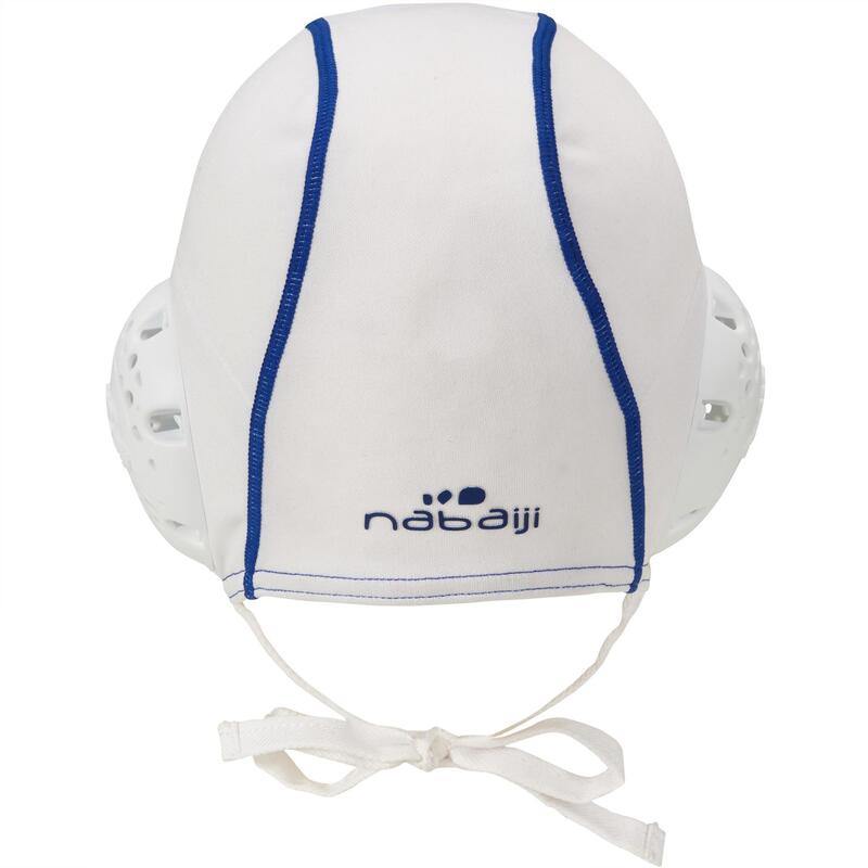 Bonnet water polo 500 adulte blanc