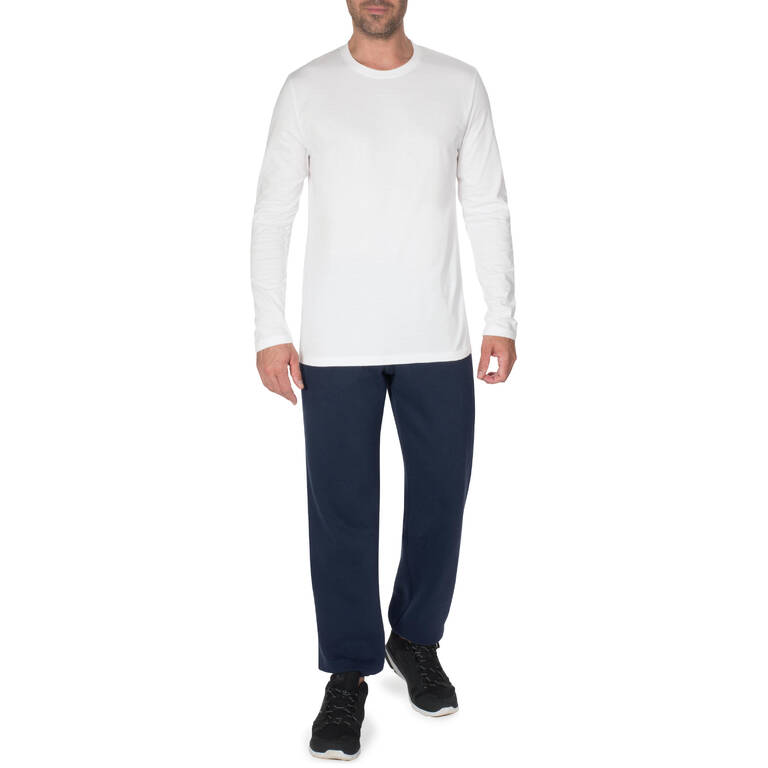 Men's Long-Sleeved T-Shirt 100 - White