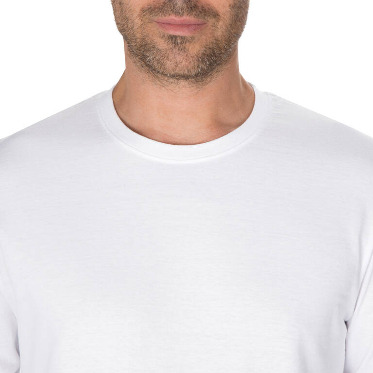 Men's Long-Sleeved T-Shirt 100 - White