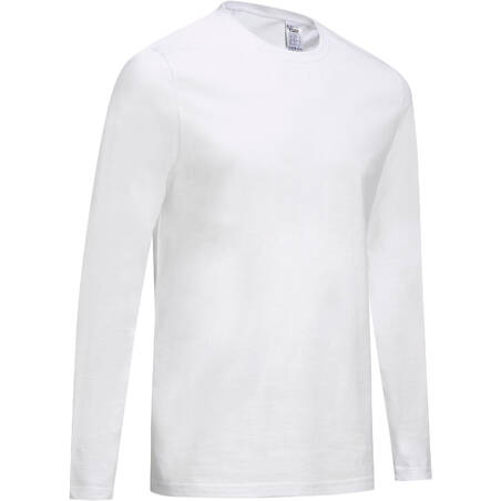 Men's Long-Sleeved T-Shirt 100 - White