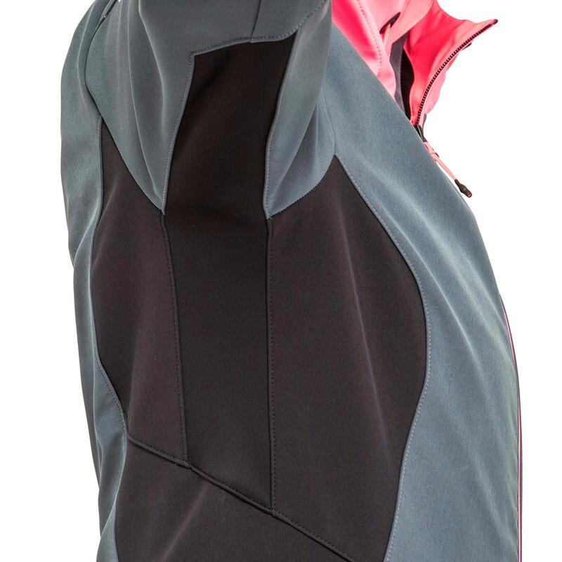 Softshell de régate femme RACE bleu marine gris rose fluo