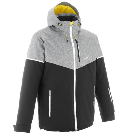 Slide 500 Men S Ski Jacket Black Wedze