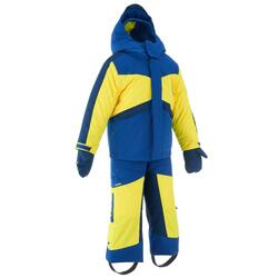 CHILDREN'S SKI SET PNF 500 - BLUE AND YELLOW