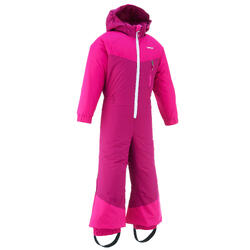 COMBINAISON DE SKI ENFANT SKI-P SUIT 100 ROSE