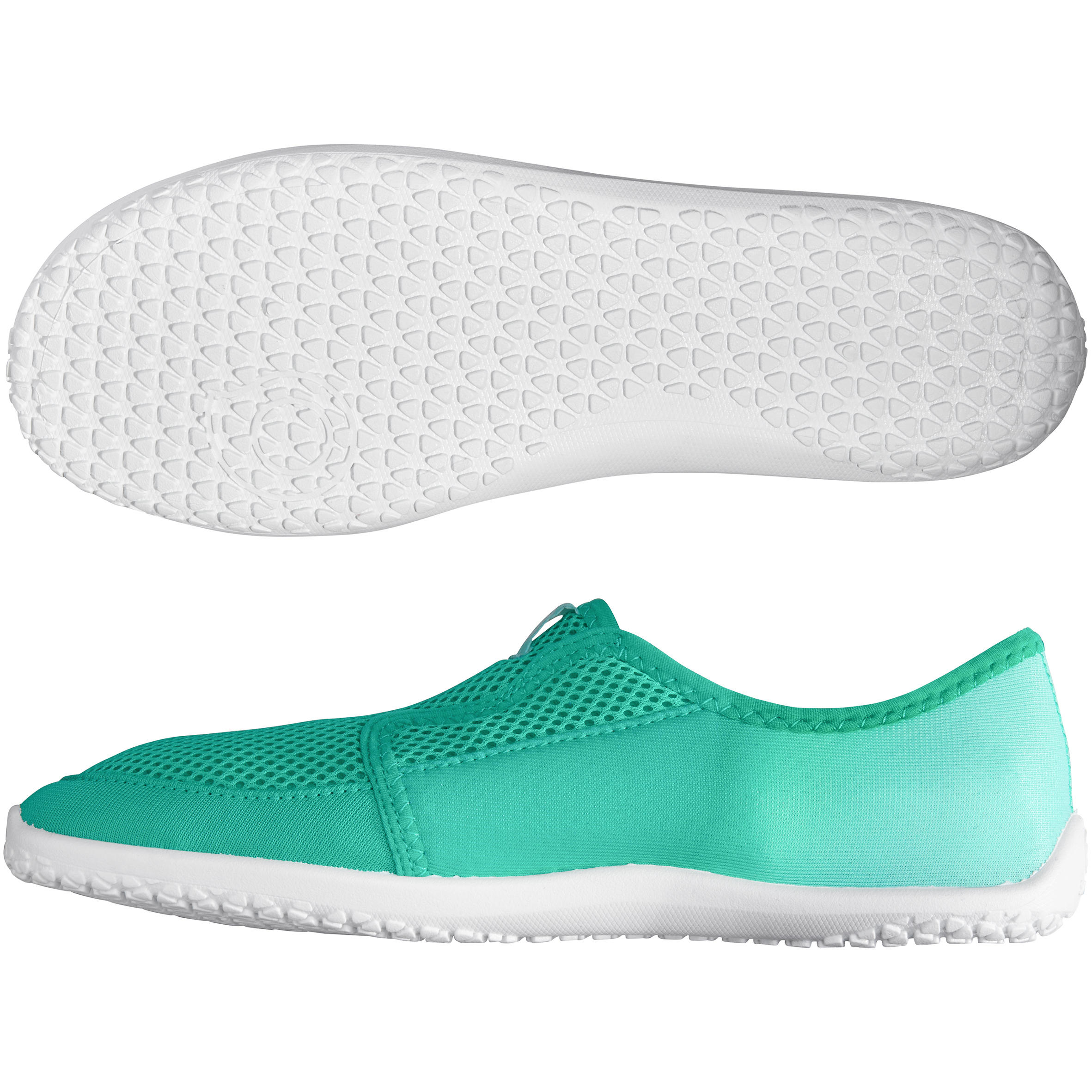 Chaussures aquatiques Aquashoes 120 adulte dégradé vert turquoise 3/8