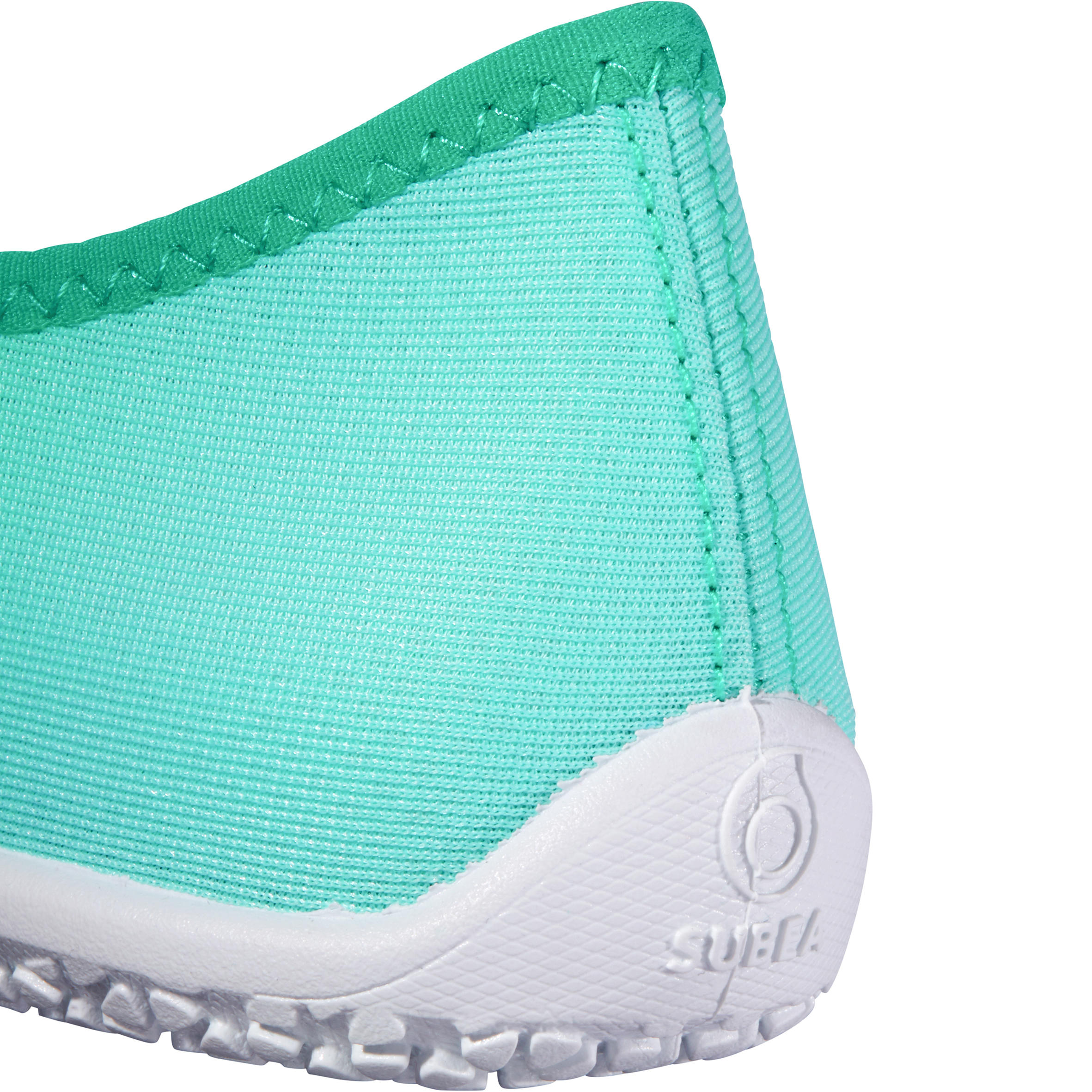 Chaussures aquatiques Aquashoes 120 adulte dégradé vert turquoise 6/8