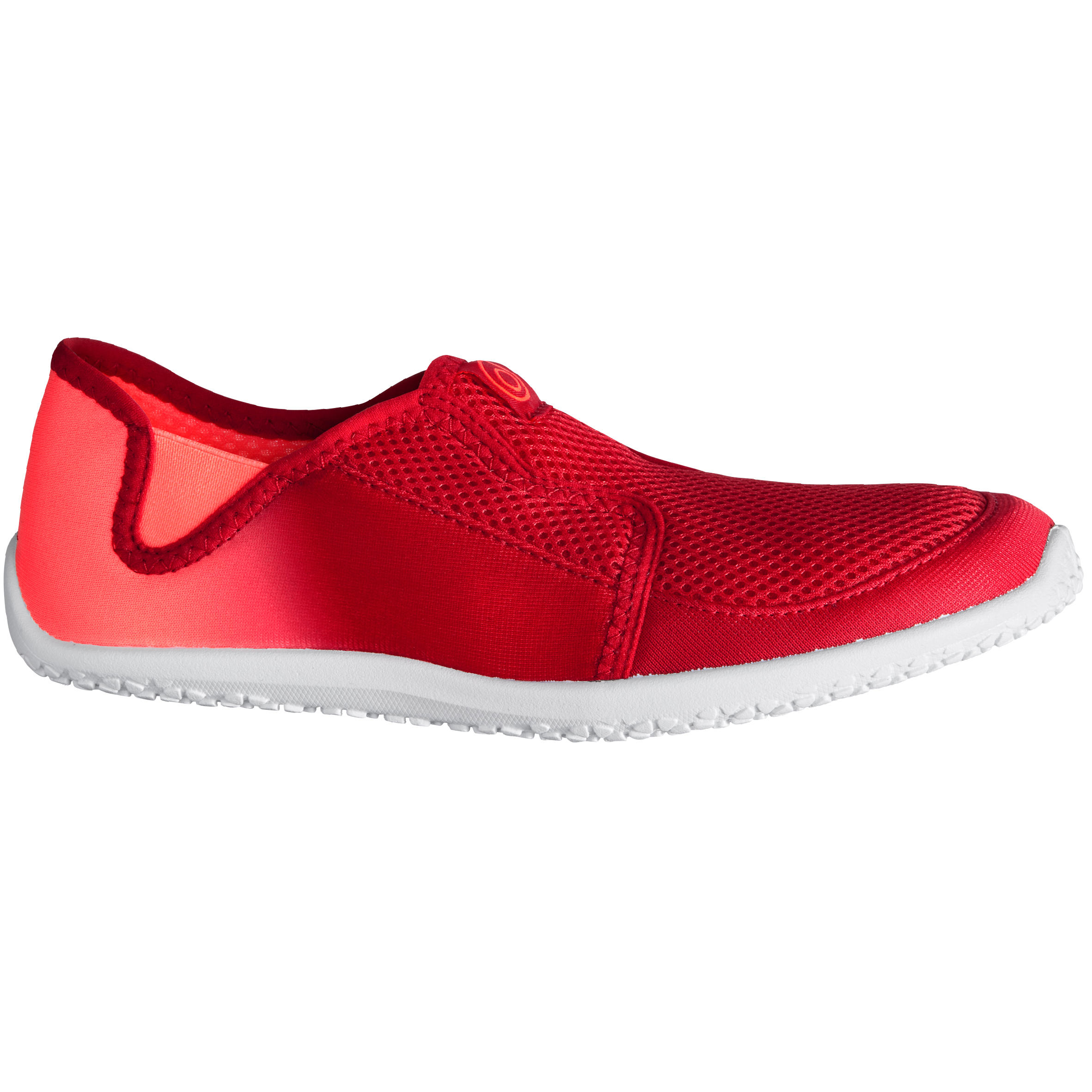 Chaussures aquatiques Aquashoes 120 adulte dégradé rouge corail