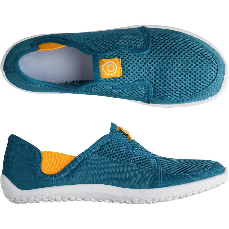 Chaussures aquatiques Aquashoes 120 enfant bleues jaunes
