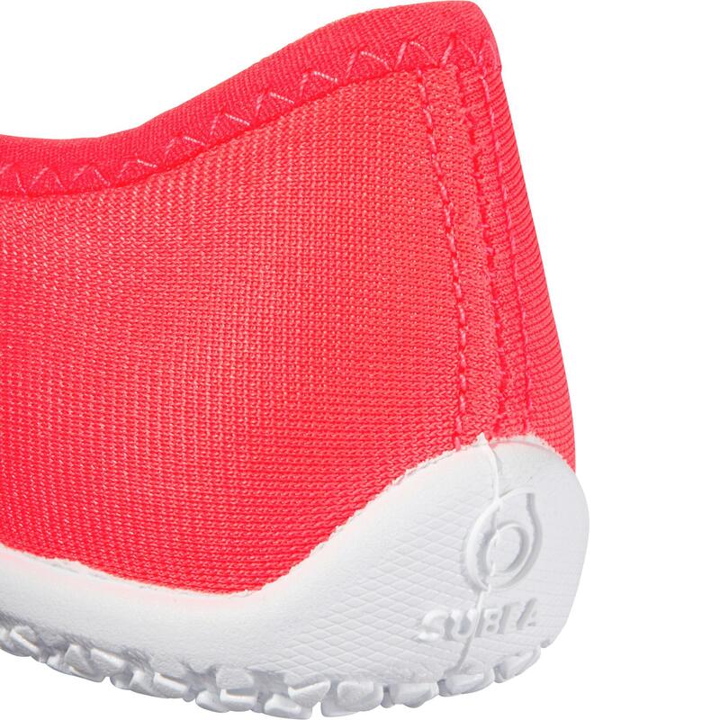 Zapatillas Acuáticas De Río Escarpines Cangrejeras Snorkel 120 Niños Coral