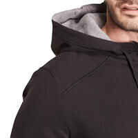 Brushed Jersey Gym & Pilates Hoodie - Black