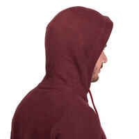 Brushed Jersey Gym & Pilates Hoodie - Burgundy