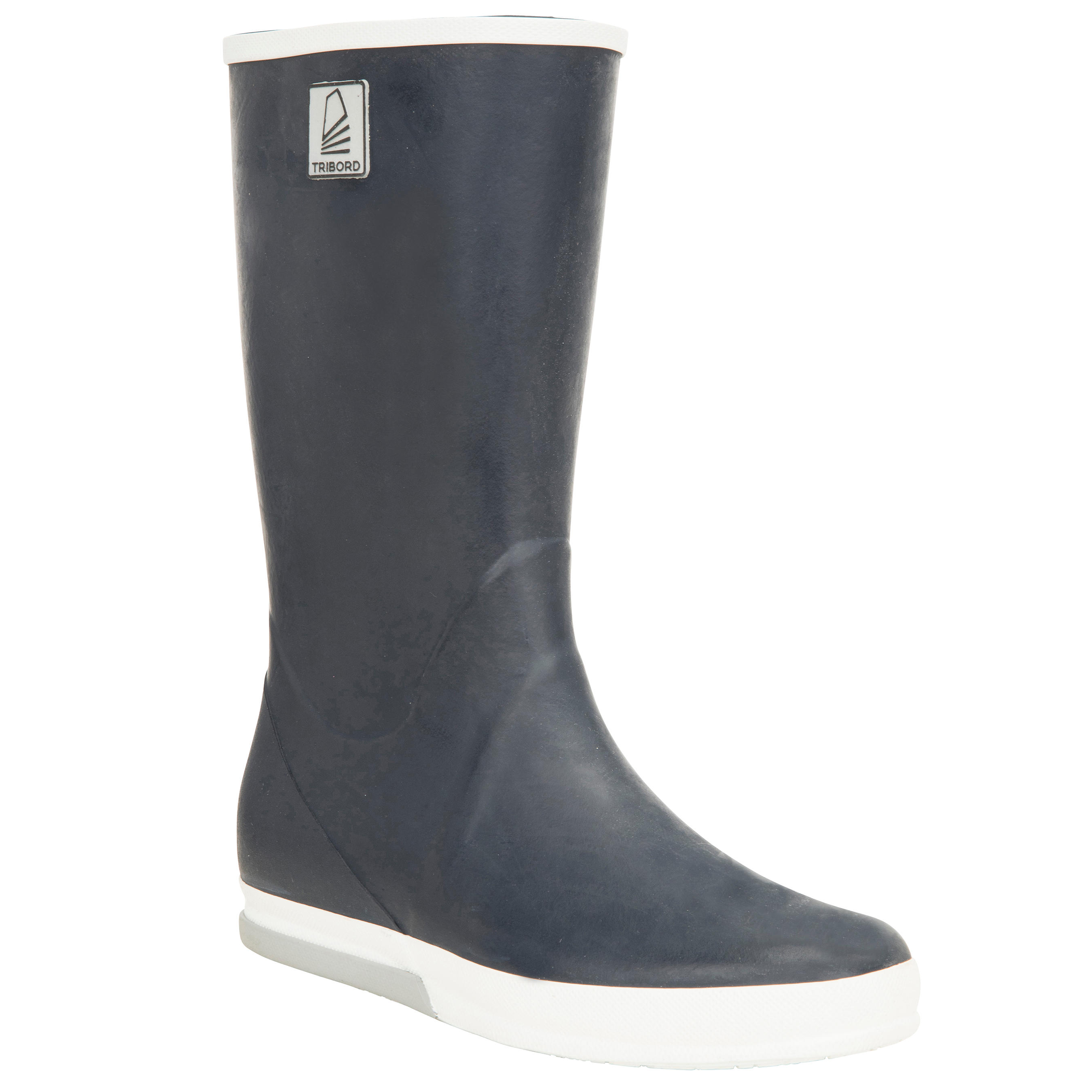 B500 Adult Sailing Boots - Blue / Grey 1/4