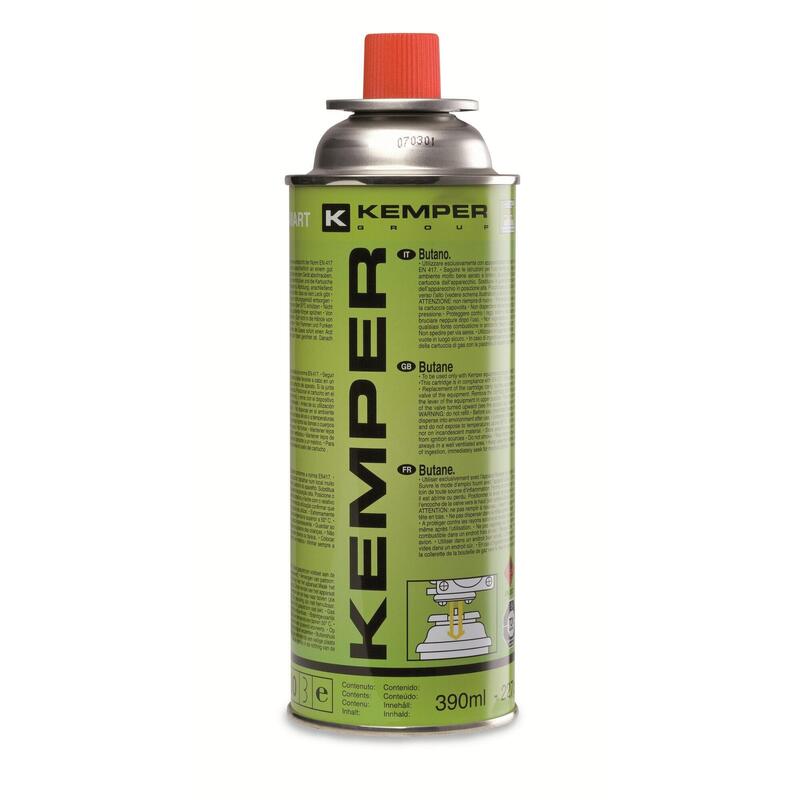 Cartucho de gas con válvula para hornillo 250 gramos Kemper