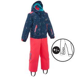 COMBINAISON SKI 300 PULL'NFIT KID ROSE ANIMAUX