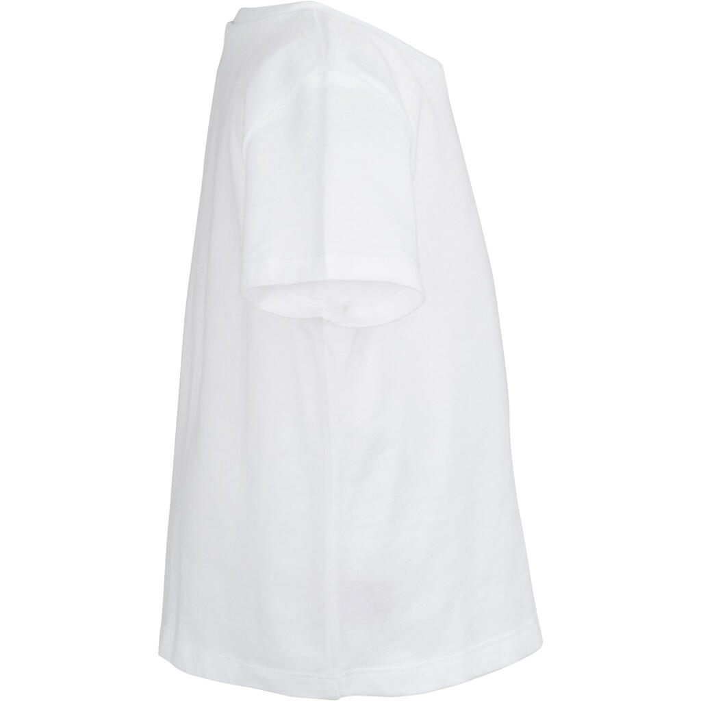 T-Shirt manches courtes 100 Baby Gym blanc