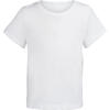 T-Shirt manches courtes baby gym 100 Blanc