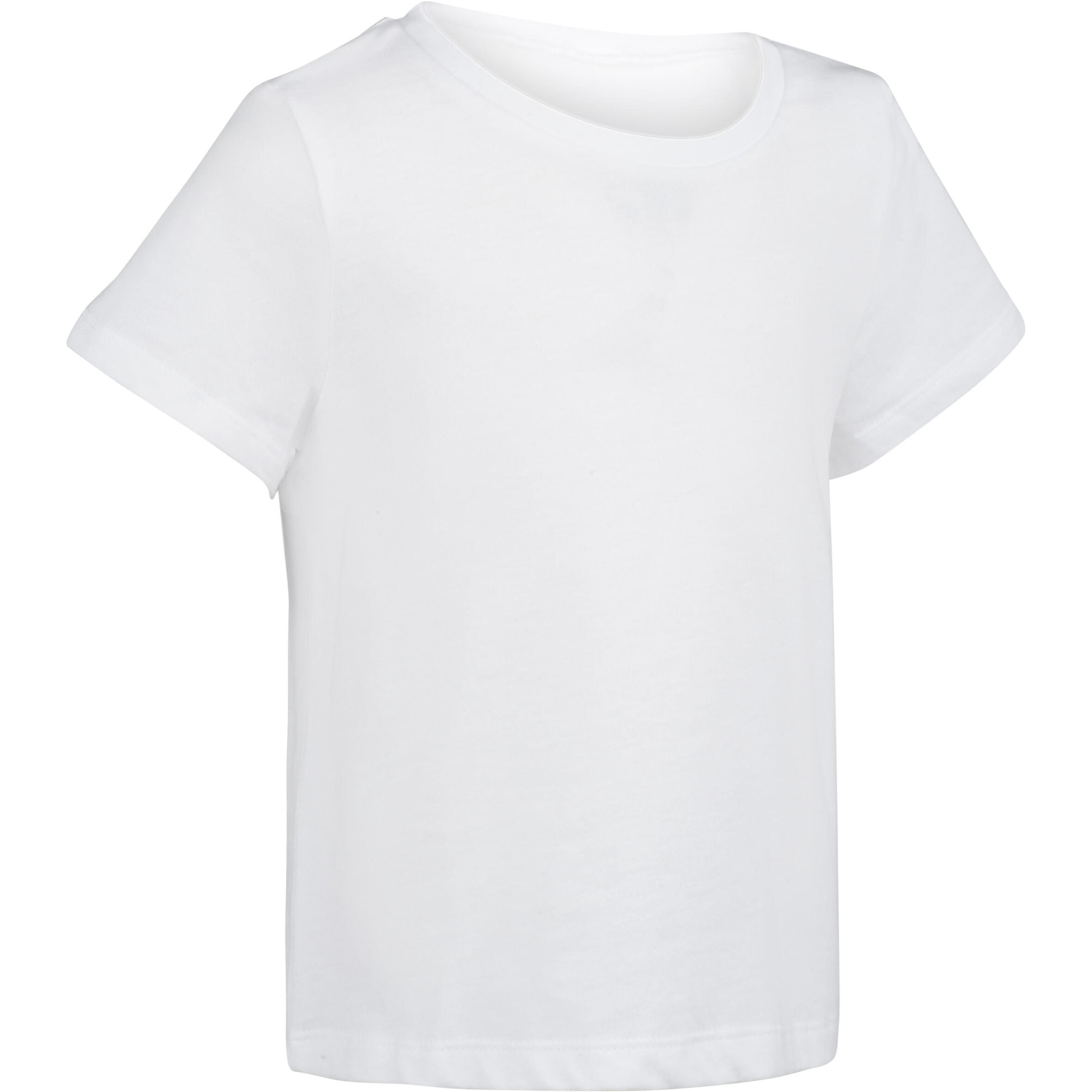 Camiseta Blanca Deporte Cuello Azul Marino Camisetas y camisas deportivas  Ropa Niño