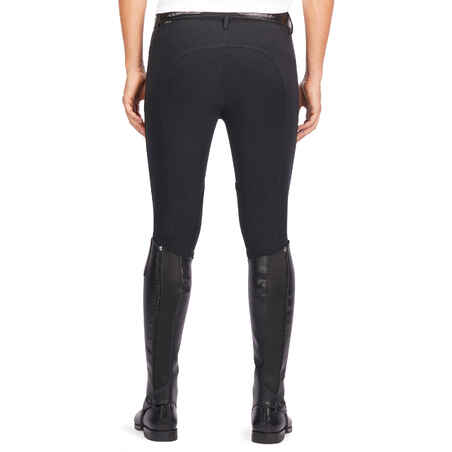 100 Horse Riding Jodhpurs - Black