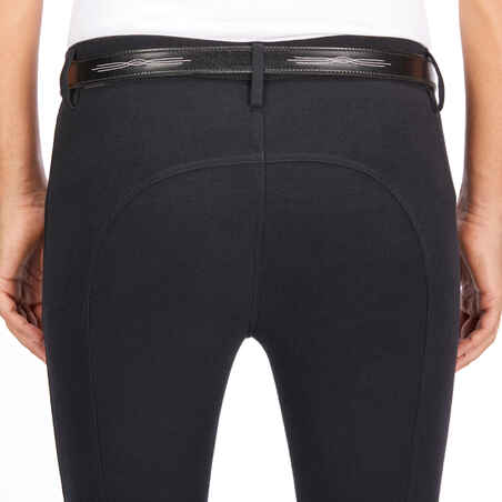 100 Horse Riding Jodhpurs - Black