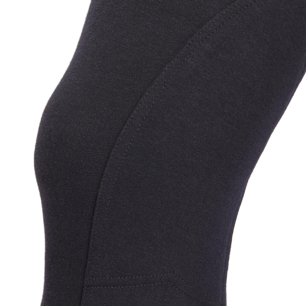Reithose 100 Herren schwarz