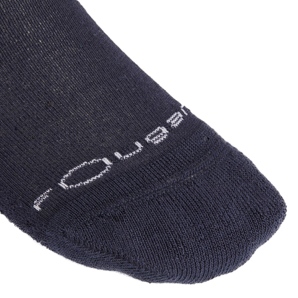 Light Kids' Horse Riding Low-Rise Socks - Navy