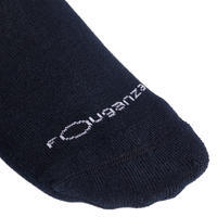 Losanges Adult Horse Riding Socks Twin-Pack - Navy/Turquoise and Navy/Light Grey