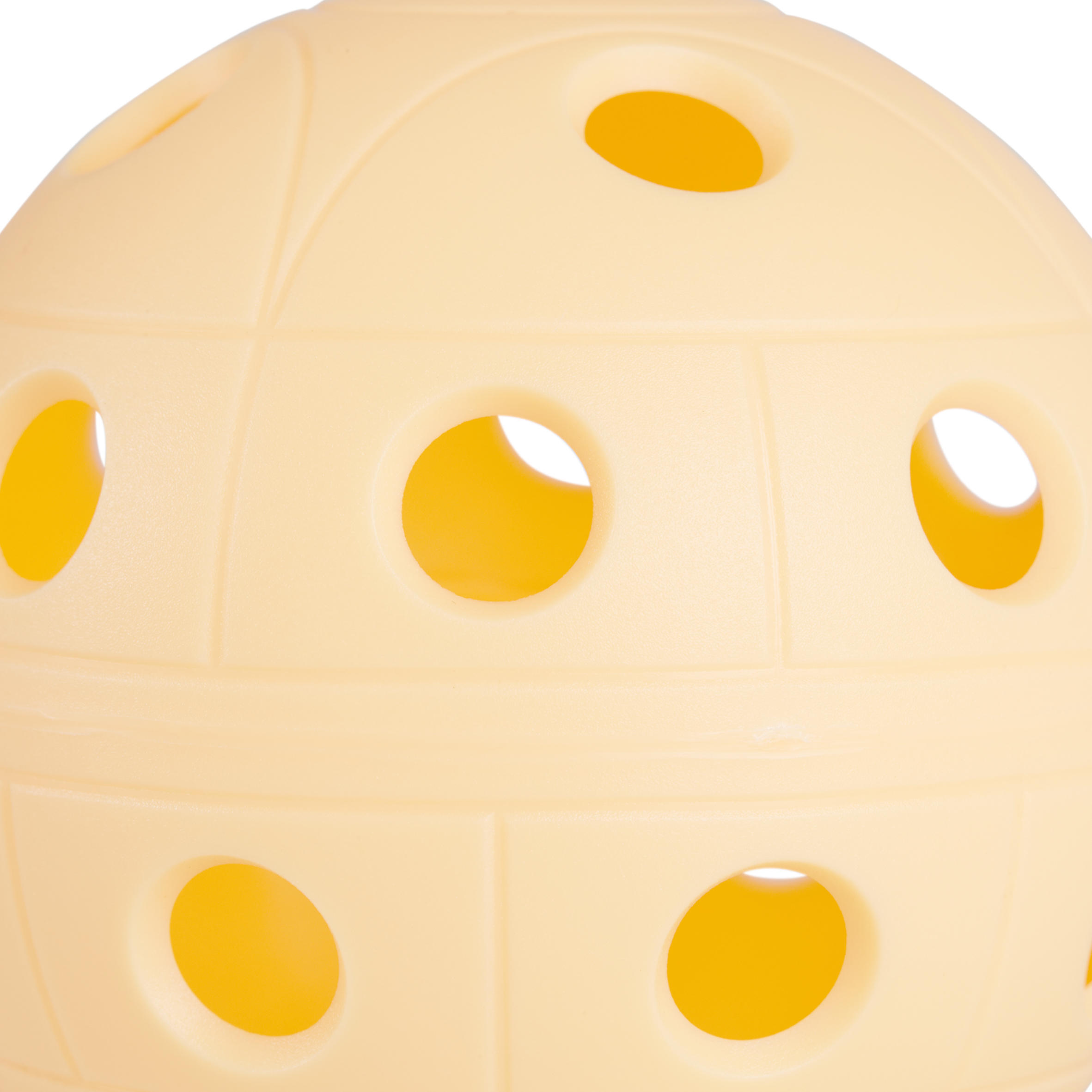 Floorball 500 Ball - Apricot 3/3