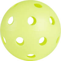 Hóquei - BOLA FLOORBALL 100 VERDE NÉON OROKS - Floorball