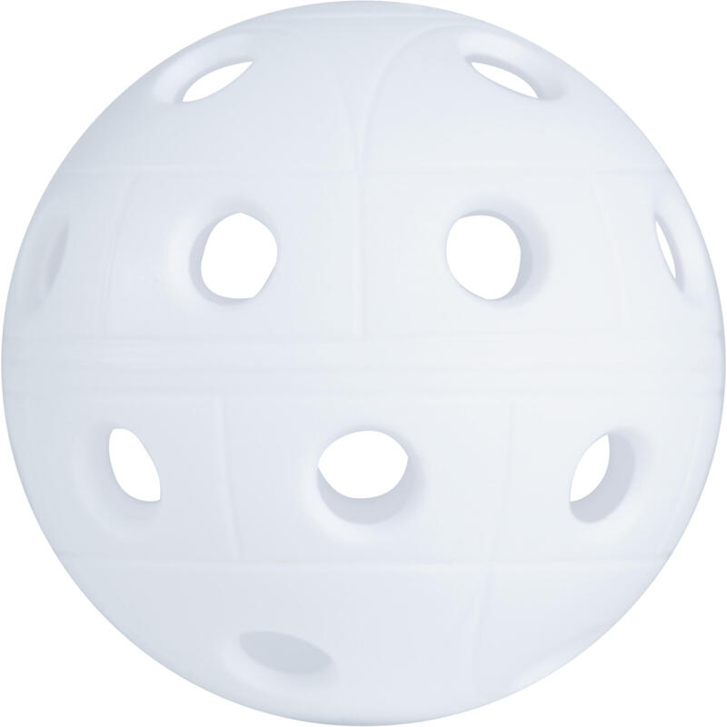 BALLE FLOORBALL 500 BLANC