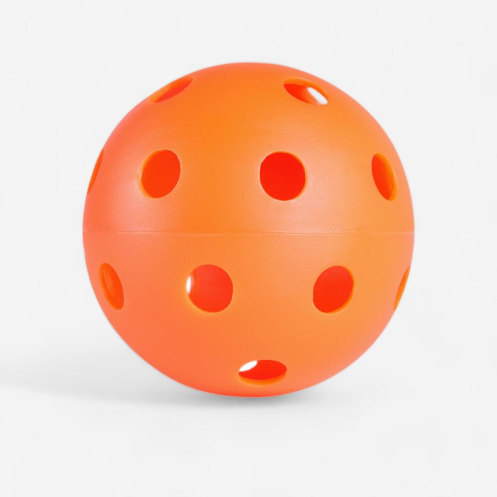 Florbola bumba “100”, neonzaļa