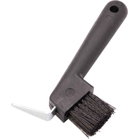 Horse Riding Hoof Pick Brush - Black