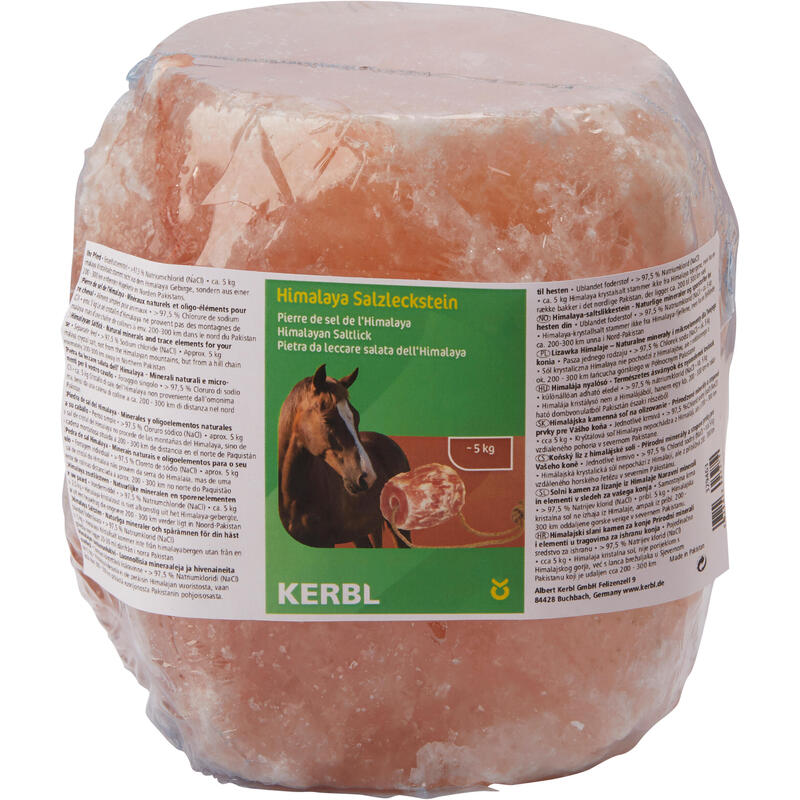 Piedra de sal equitación KERBL caballo y poni HIMALAYA 5 kg