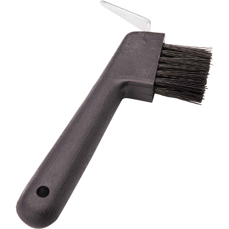 Horse Riding Hoof Pick Brush - Black