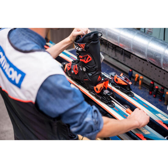 Afstellen van de bindingen van ski's
