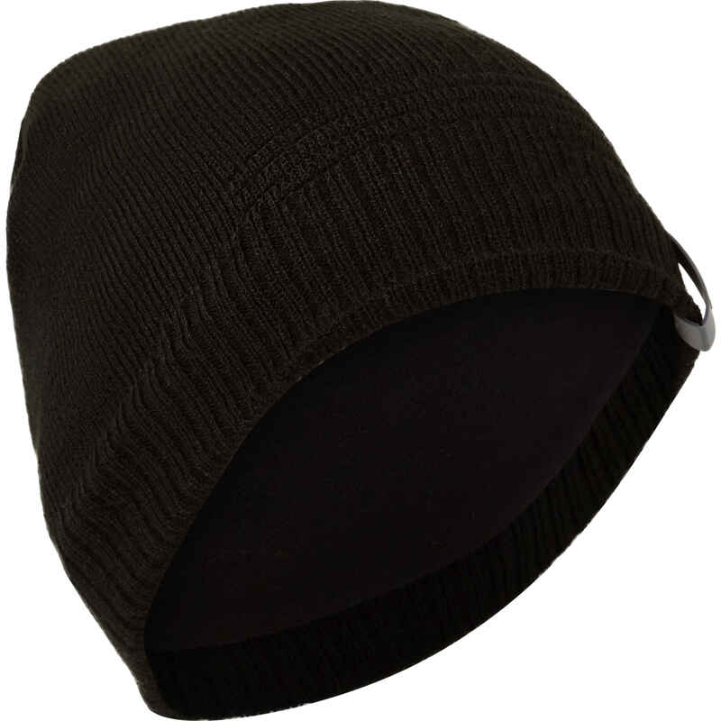 KIDS’ SKI HAT PURE BLACK Decathlon