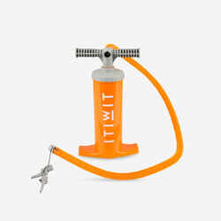 Kayak Dual-Action Low-Pressure Manual Pump 1-3 PSI 2 X 1.4 L Orange