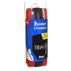 PNEU ROUTE LITHION 3 ROUGE 700X23 TRINGLES SOUPLES / ETRTO 23-622