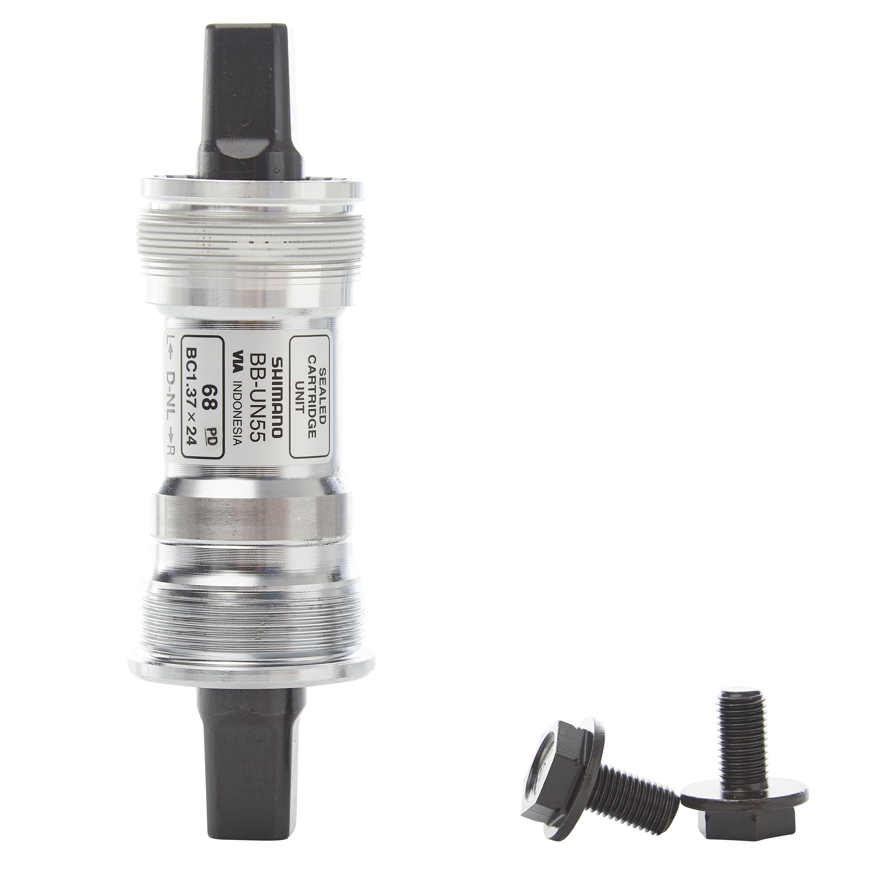 BOITIER DE PEDALIER CARRE 122.5MM BBUN55 SHIMANO 1/5
