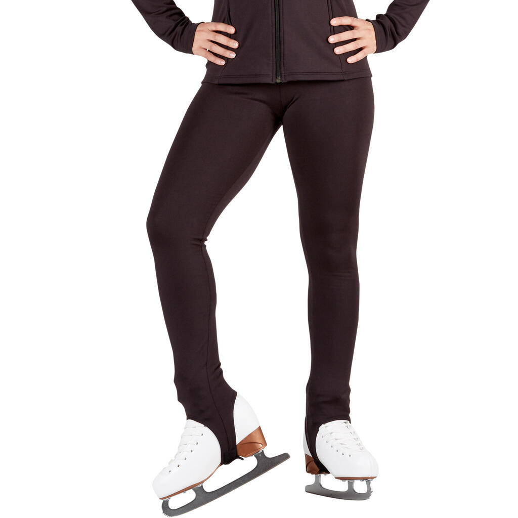 Adult Figure Skating Training Bottoms - Black