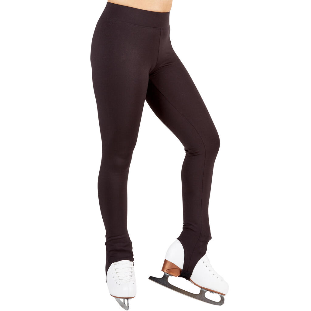 Adult Figure Skating Training Bottoms - Black