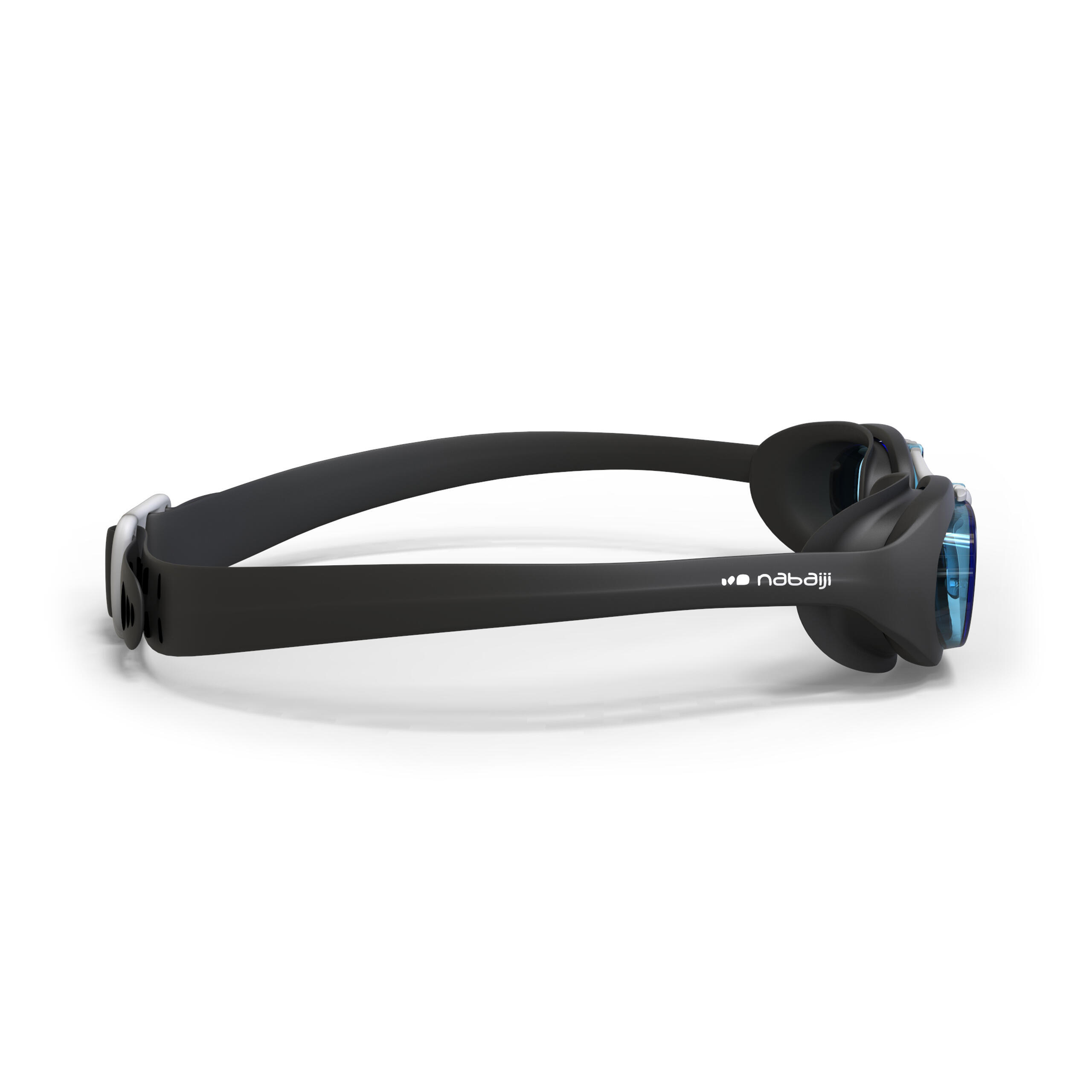 Óculos de Natação - XBase Tamanho L - Lentes Claras - Preto 4/5