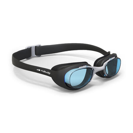 Lunettes De Natation Verres Clairs XBASE Taille L Noir