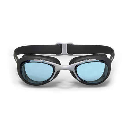 100 XBASE Swimming Goggles, Size L - Black