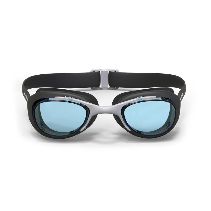 Lunettes De Natation - Xbase L - Verres Clairs - Noir