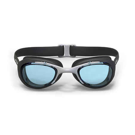 Swimming Goggles Clear Lenses XBASE Size L Black